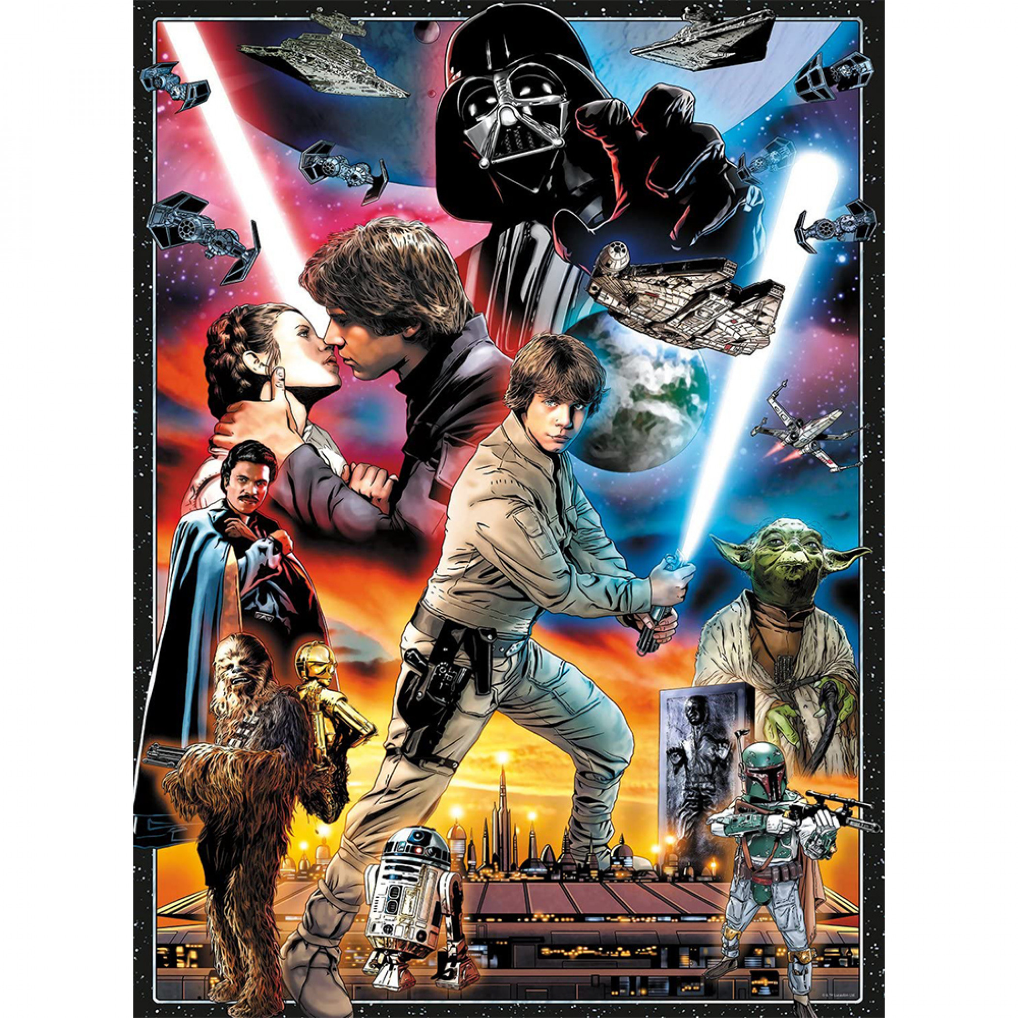 Star Wars The Empire Strikes Back Collage 1000 Piece Jigsaw Puzzle